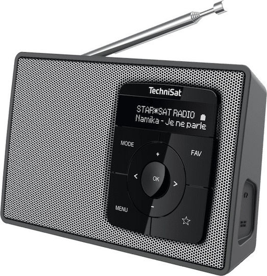 Technisat DigitRadio 2 Φορητό Ραδιόφωνο DAB+ με Bluetooth Μαύρο