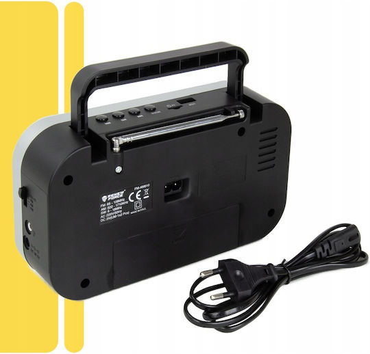 Renew Force Φορητό Ραδιόφωνο Μπαταρίας με Bluetooth και USB Μαύρο