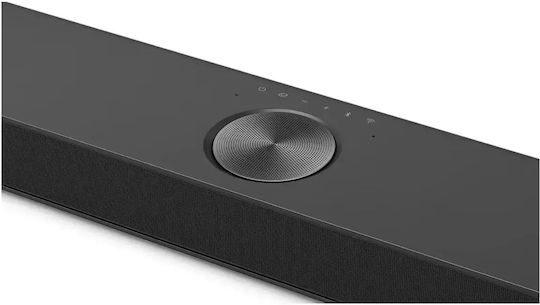 LG Soundbar 5.1 Bluetooth, HDMI und Wi-Fi 570W mit kabellosem Subwoofer und Fernbedienung Schwarz S90TY