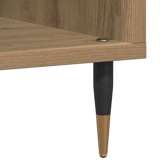 vidaXL Hi-Fi Furniture Brown 38x100x48cm