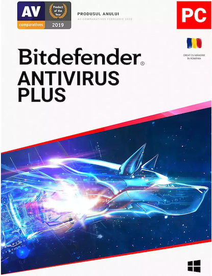 BitDefender Antivirus Plus pentru 5 Dispozitive și 1 An de Utilizare