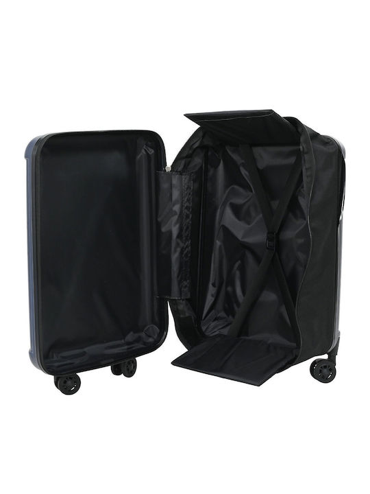 vidaXL Reisekoffer Hart Dunkelblau mit 4 Rädern Höhe 55,5cm