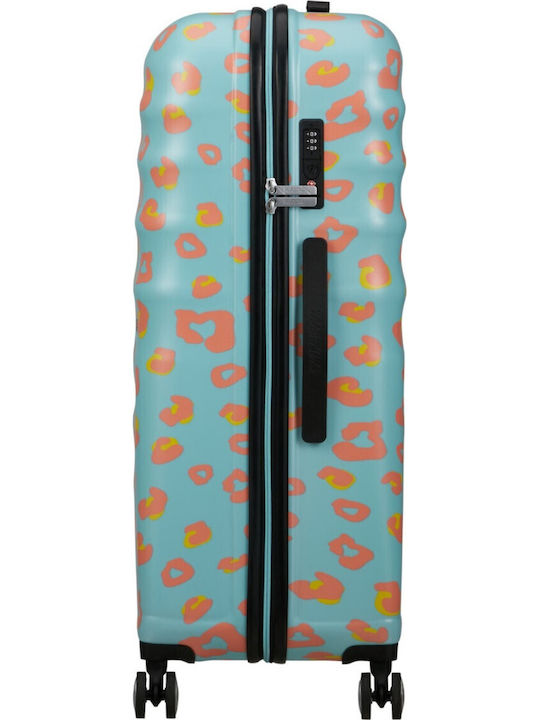 American Tourister Wavebreaker Kinder Große Hartkoffer Reise Pastel Dots mit 4 Rädern Höhe 77cm