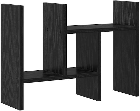 Vidaxl Schreibtisch-Organizer Schwarz Eiche 50x15,5x35,5 cm