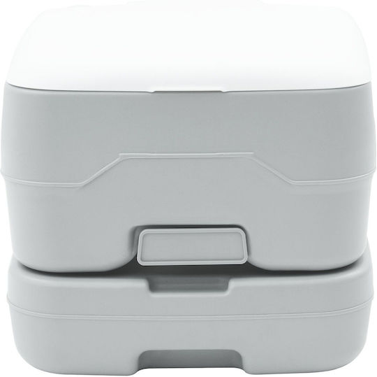 vidaxl Portable Camping Toilet Grey 10L Fresh Water 10L Waste Tank