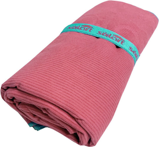 Solart Microfiber Body Towel 220g/m² Pink 80x195cm