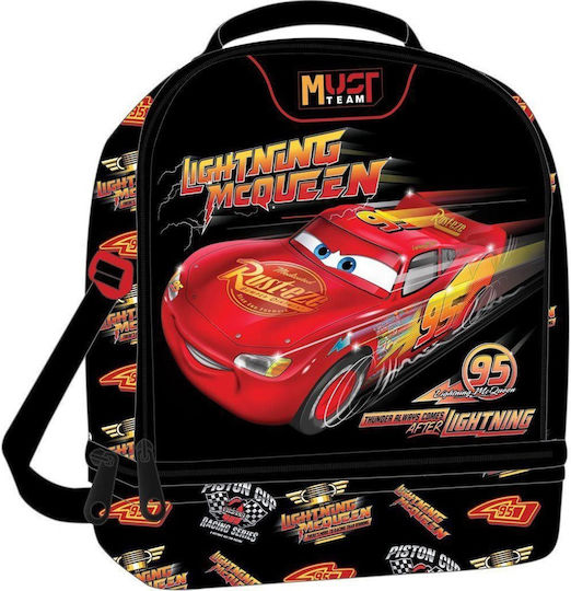 Cars Lightning Mcqueen Σχολικό Ισοθερμικό Τσαντάκι Φαγητού Ώμου 7lt Πολύχρωμο Disney Cars 22x16x28cm