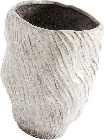 Muubs Vază Ceramică Bej Φ16xÎ25cm
