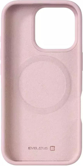 Evelatus Задна корица Силикон / Текстил Бежов (iPhone 16 Pro)