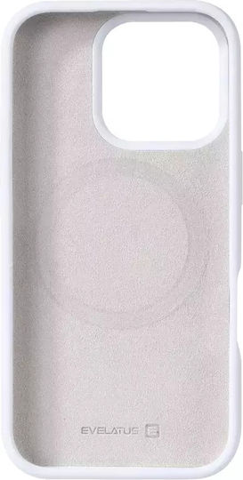 Evelatus Задна корица Силикон / Текстил Бежов (iPhone 16 Pro)