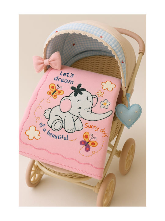 Beboulino Wickeltuch Für Kinderzimmer Elephant 80x90cm