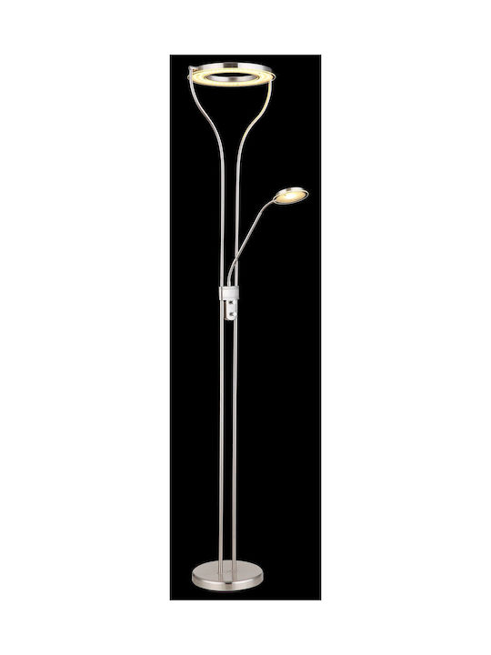 Globo Lighting LED Stehlampe Silber