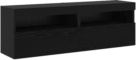 Животно помещение ТВ единица Black Oak с Осветление Д30.5xШ30xВ102бр