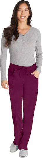 Dickies Eds Essentials Γυναικείο Ιατρικό Παντελόνι Μπορντό
