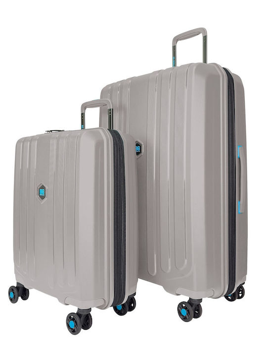 Bg Berlin Expandable Beiges Koffer-Set Bg Berlin Expandable Beiges Koffer-Set