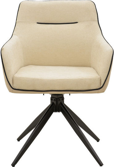 Debra Stühle Küche Beige 1Stück 60x64x83cm
