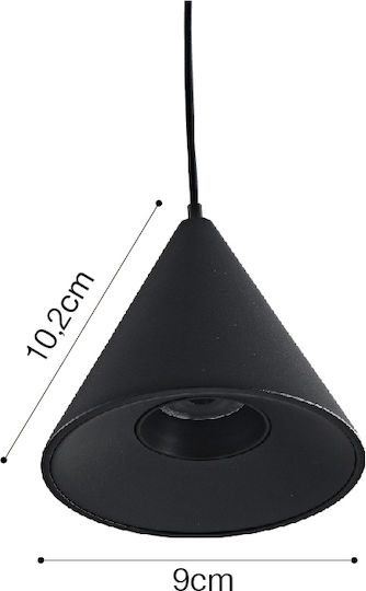 Inlight LED Warm White Spot in Black Color