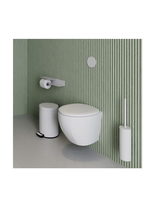 Verdi Strantza Wall-mounted Paper Holder White