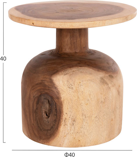 Side Table Pumbe-s L40xW40xH40cm. Natural Side Table Pumbe-s L40xW40xH40cm. Natural