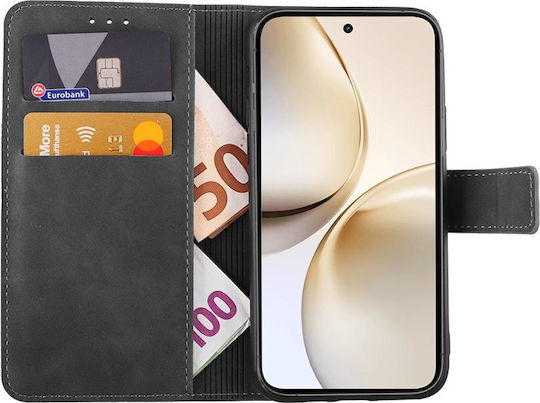 Lime Book Piele artificială / Silicon Gri (Realme 14 Pro)