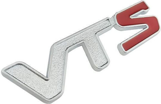 Стикери Знаци Кола Хром VTS Citroen 10 x 2.5см 1бр