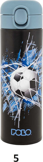 Polo Print Kids Water Bottle Thermos Stainless Steel 500ml (Various Designs/Colours)