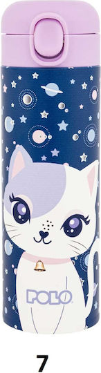 Polo Print Kids Water Bottle Thermos Stainless Steel 500ml (Various Designs/Colours)