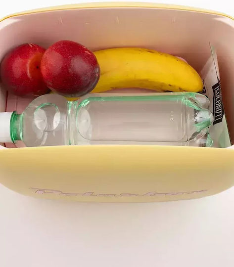 Polarbox Pop Edition and 2 Food Containers Φορητό Ψυγείο 6lt Yellow - Turquoise
