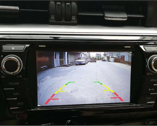 Andowl Qdc4 Wasserdichte Rückfahrkamera für Autos mit Nachtsicht für