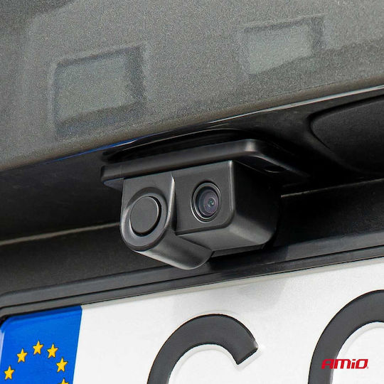 AMiO Αδιάβροχη Κάμερα Οπισθοπορείας Αυτοκινήτου με Οθόνη Universal
