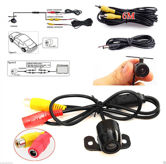 PerVoi Waterproof Car Reverse Camera Universal
