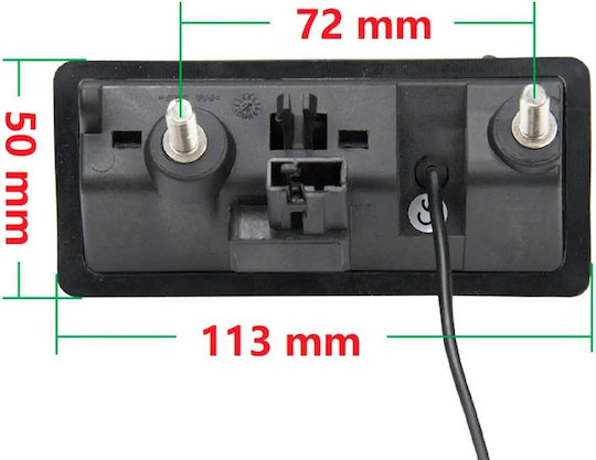 Bizzar Cameră auto pentru mersul înapoi Universal Audi A3 / Q3 / RS4 / A6 / Q5 Porsche Ardei iute Volkswagen Magazin online de golf / Turul / Magazin online Sharan / Tiguan / Passat / Passat CC / Touareg