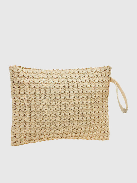 Verde Women's Toiletry Bag 07-0366 Straw Beige Verde Women's Toiletry Bag 07-0366 Straw Beige
