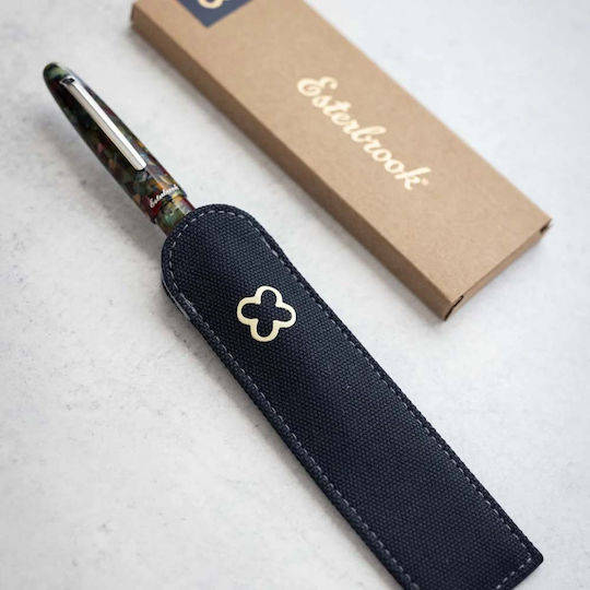 Esterbrook Canvas Single Pen Sleeve Navy