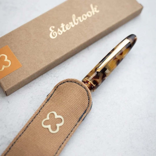 Esterbrook Canvas Single Pen Sleeve Tan