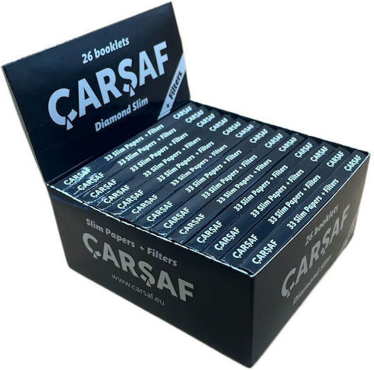 Carsaf Foițe de Țigări Rulate Slim King Size cu Hârtie de țigări 32 foi 1buc