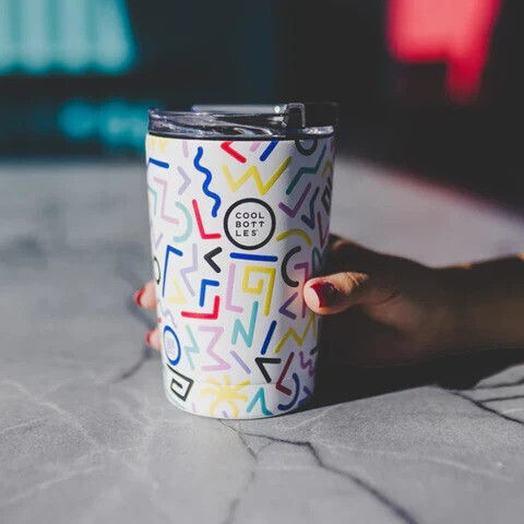 Cool Bottles Ποτήρι Θερμός Ανοξείδωτο 330ml Ανοξείδωτο