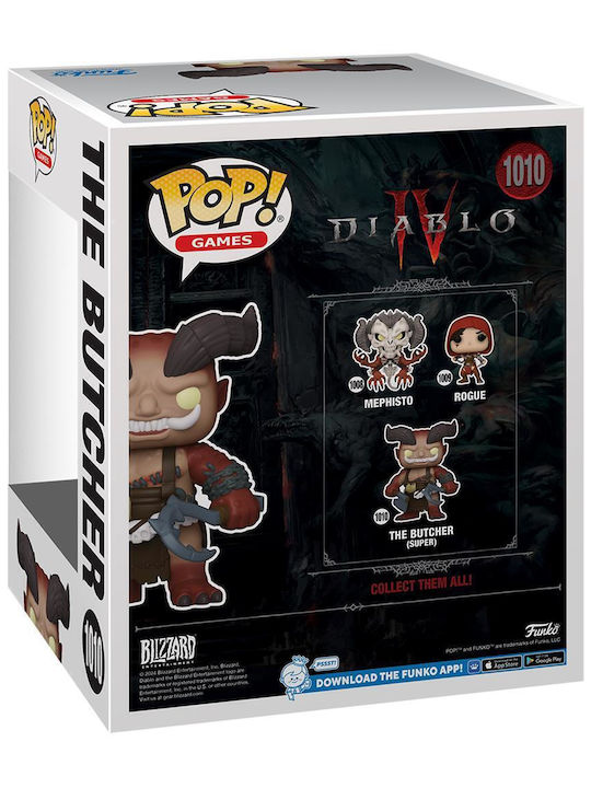 Funko Pop! Oversized Supersized 10" Games: Super Diablo 4 Butcher - Diablo Iv - The Butcher 1010 Exclusive