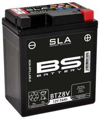 BS SLA GEL Baterie Motocicleta YTZ8V 120A cu Capacitatea 7.4Ah