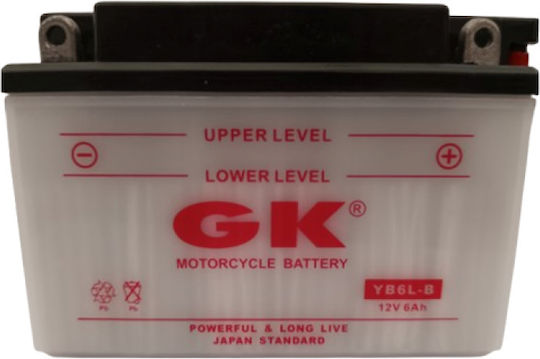 GK Deschis Baterie Motocicleta cu Capacitatea 6Ah