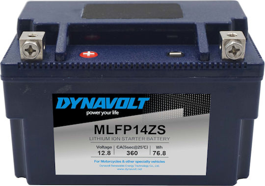 Dynavolt Lithium Λιθίου Μπαταρία Μοτοσυκλέτας YTZ14S με Χωρητικότητα 310Ah