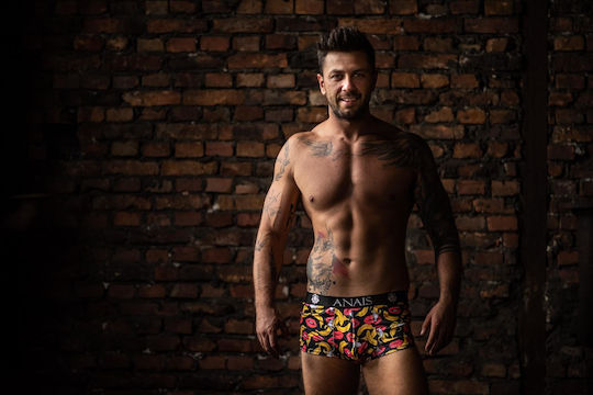 Anais Apparel Banana Herren Sexy Boxer Mehrfarbig