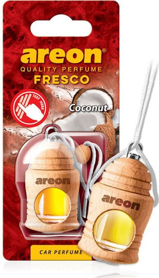 Areon Car Air Freshener Pendand Liquid Fresco Coconut 4ml