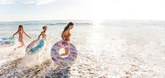 Intex Tropical Tube Παιδικό Σωσίβιο Κουλούρα με Διάμετρο 97εκ. Λευκό Tropical