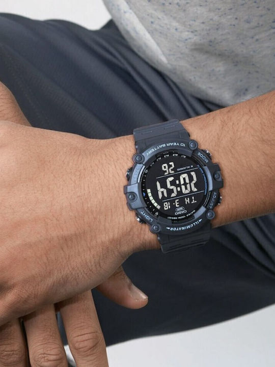 Casio Ρολόι Μπαταρίας με Καουτσούκ Λουράκι
