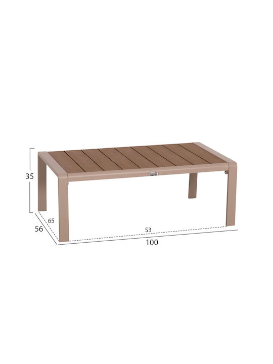 Garten- und Outdoor-Möbelsets Safin 4 Stück Braune mit Kissen