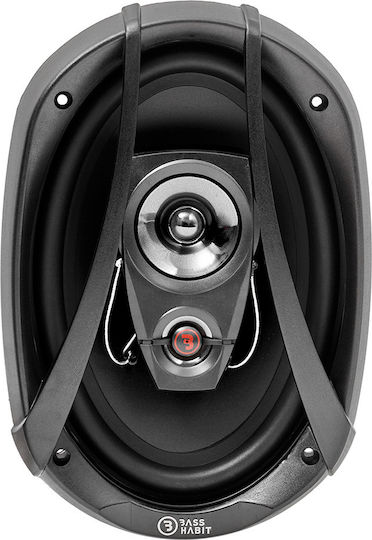 Bass Habit Car Speaker Set R690 6x9" with 60W RMS (3 Way)