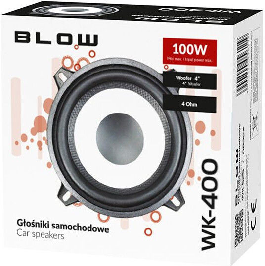 Blow Car Speaker WK-400 3.5" with 100W RMS (Woofer)
