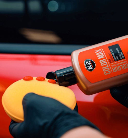 K2 Color Max Salve De Ceară Pentru Caroseria Mașinii Pentru Nuanțe Roșii 250ml
