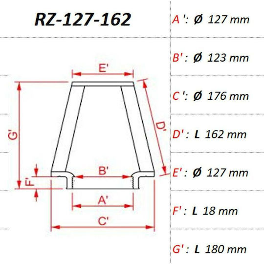 DNA Filters Φιλτροχοάνη Κλειστού Τύπου για Volkswagen Up